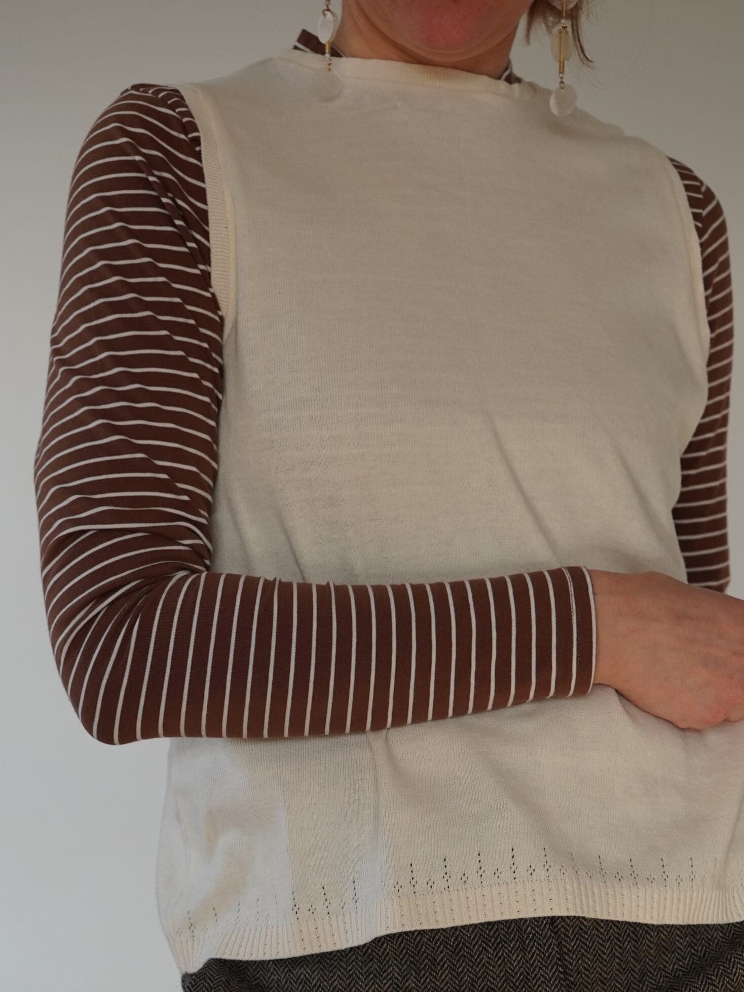 Bawełniany bezrękawnik LAURA ASHLEY
