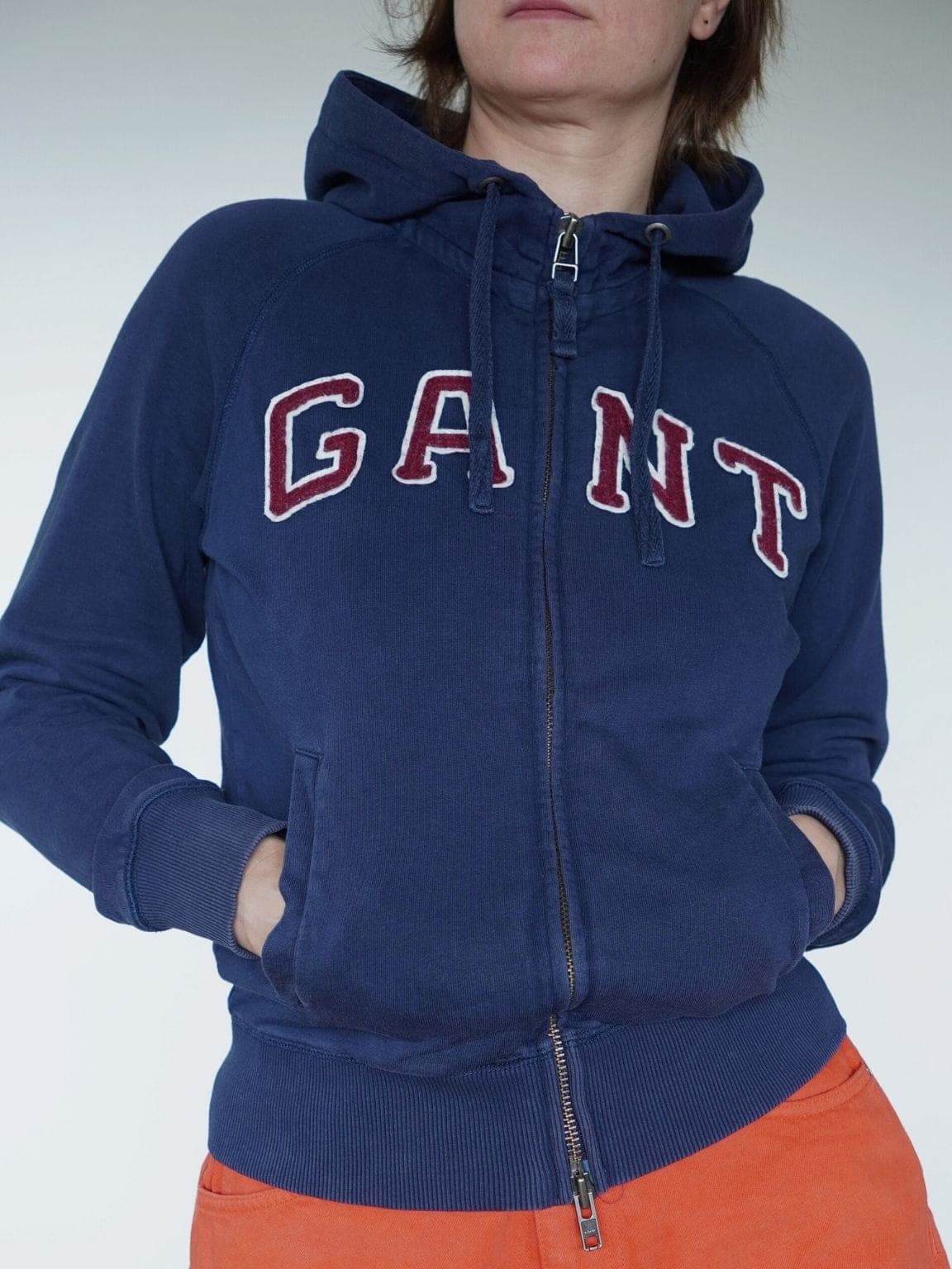 Bluza rozpinana z kapturem GANT
