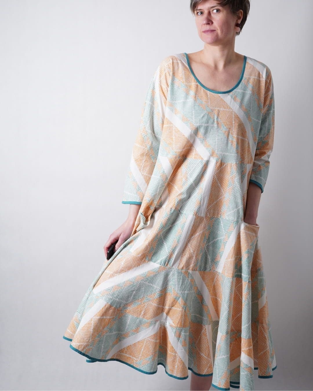 Bawełniana suknia boho CULTURE VULTURE