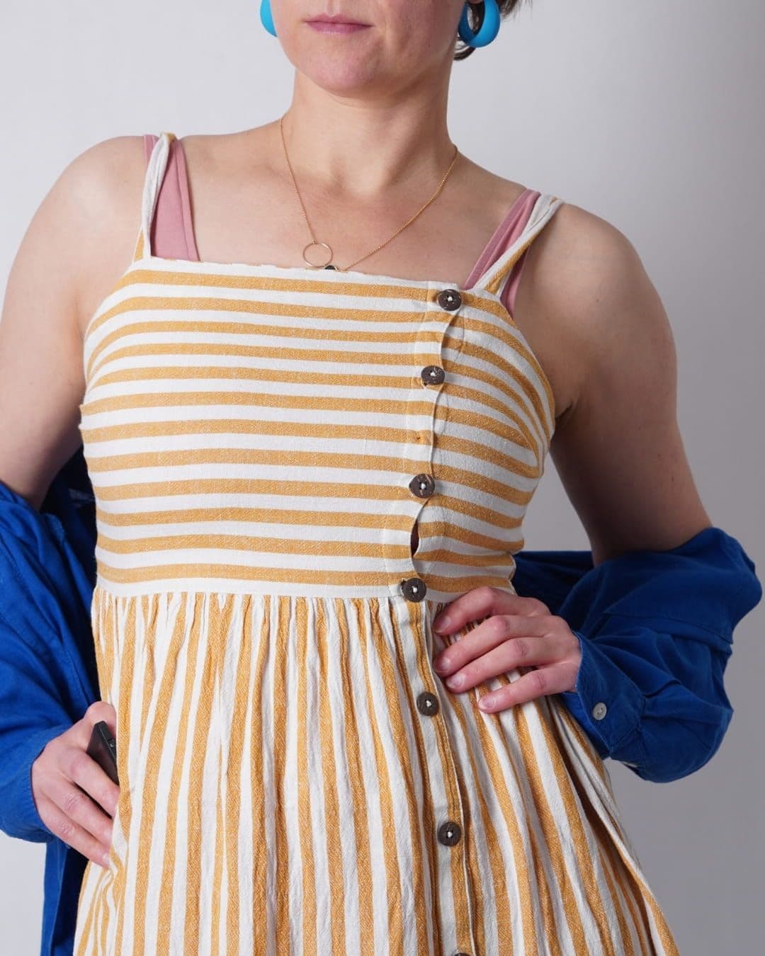Sukienka z lnem DOROTHY PERKINS (38)